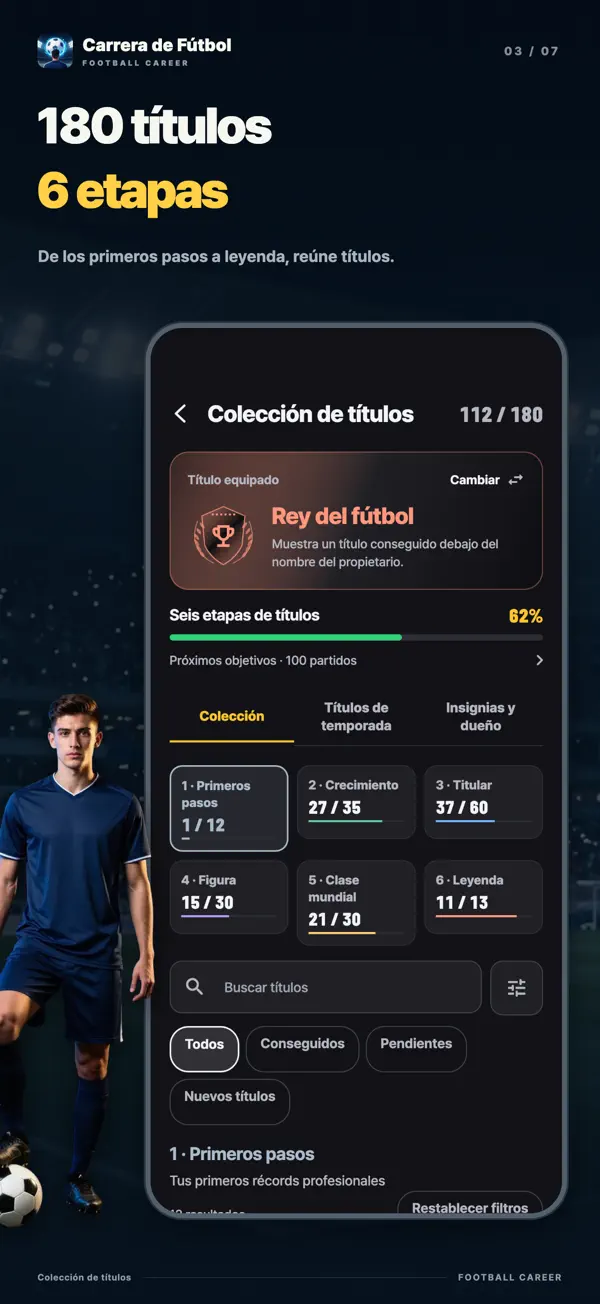 Colección de títulos: 180 títulos y seis niveles de colección